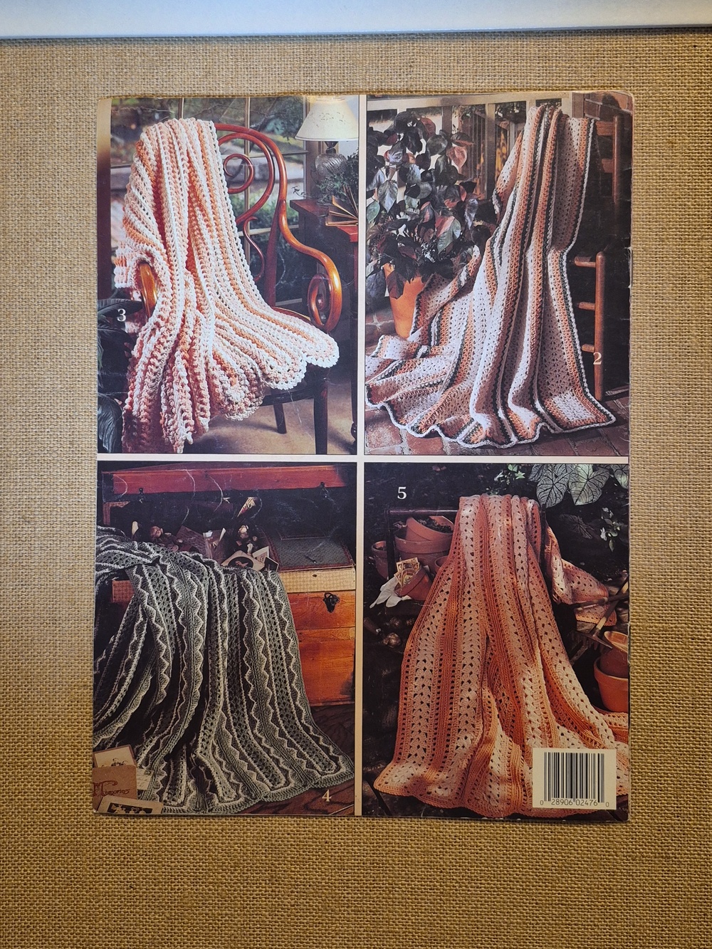 Vintage 1990's Lot Of 4 Mile-A-Minute Crochet Pattern Books - Picture 9 of 14